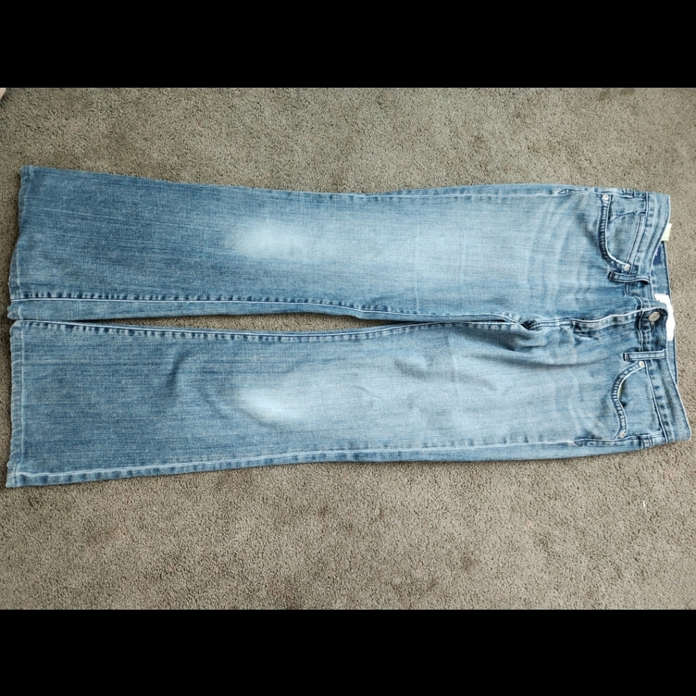 Vintage Paper Denim & white jean size 29 bootcut